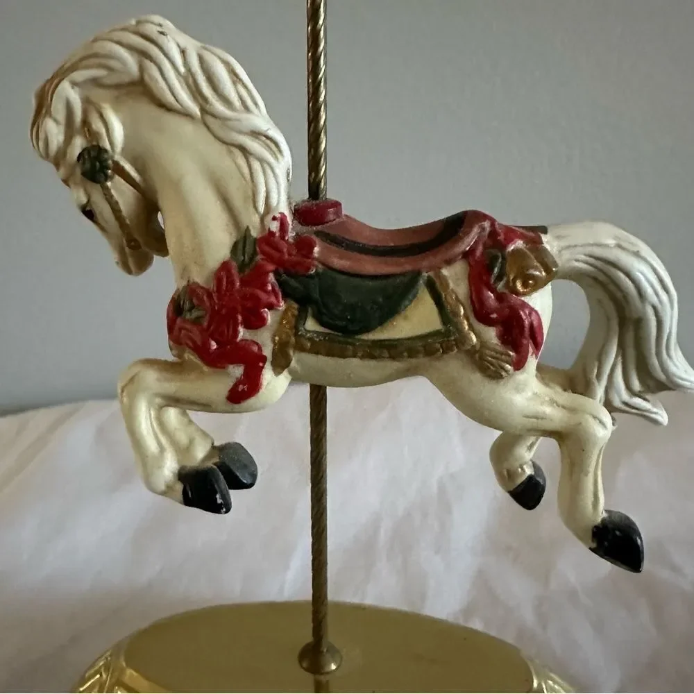 HOUSE of LLOYD Vintage CAROUSEL Porcelain HORSE Figurine 1990